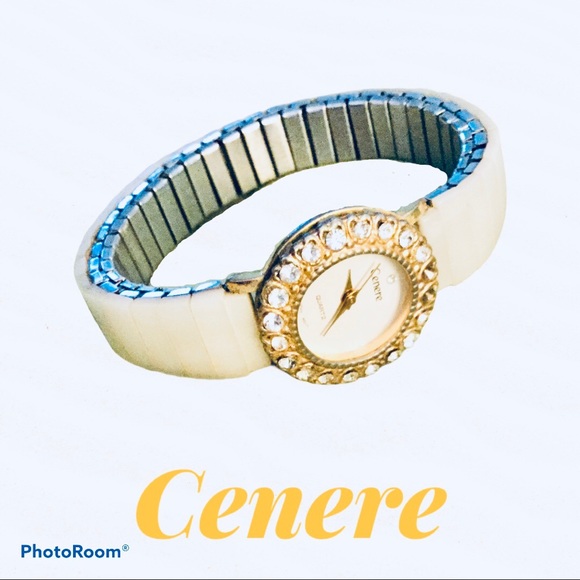 Cenere Rhinestone & Gold Watch - Picture 2 of 4